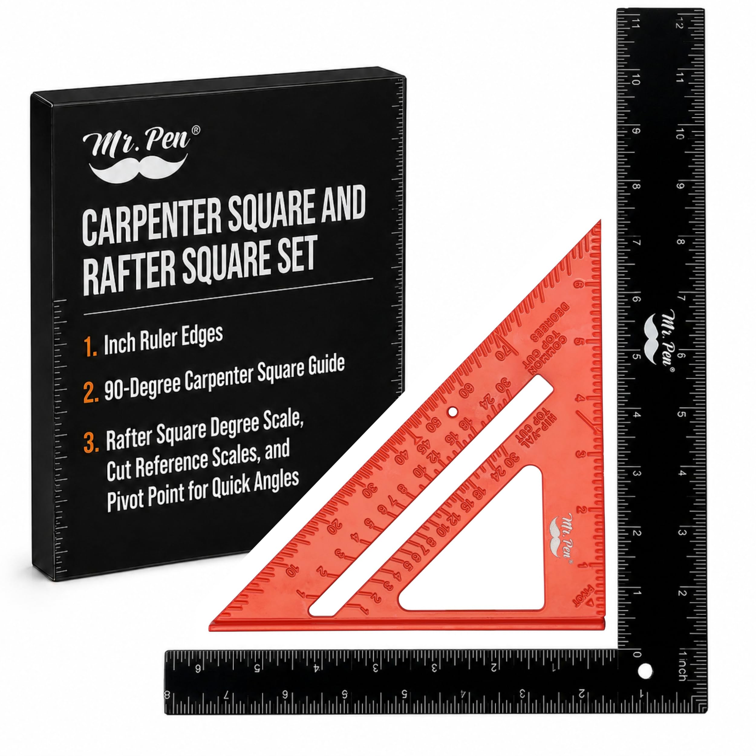 Mr. Pen Carpenter Square Set - 2 Pack -1