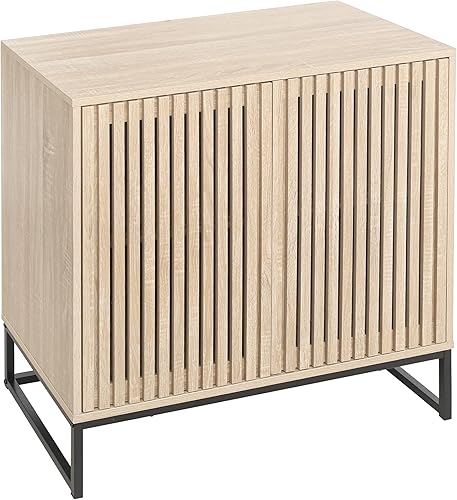 Miniatura 5 de LUMISOL Aparador de buffet, armario de almacenamiento con 3 puertas, aparador de madera con patas de metal para sala de estar, comedor, dormitorio,