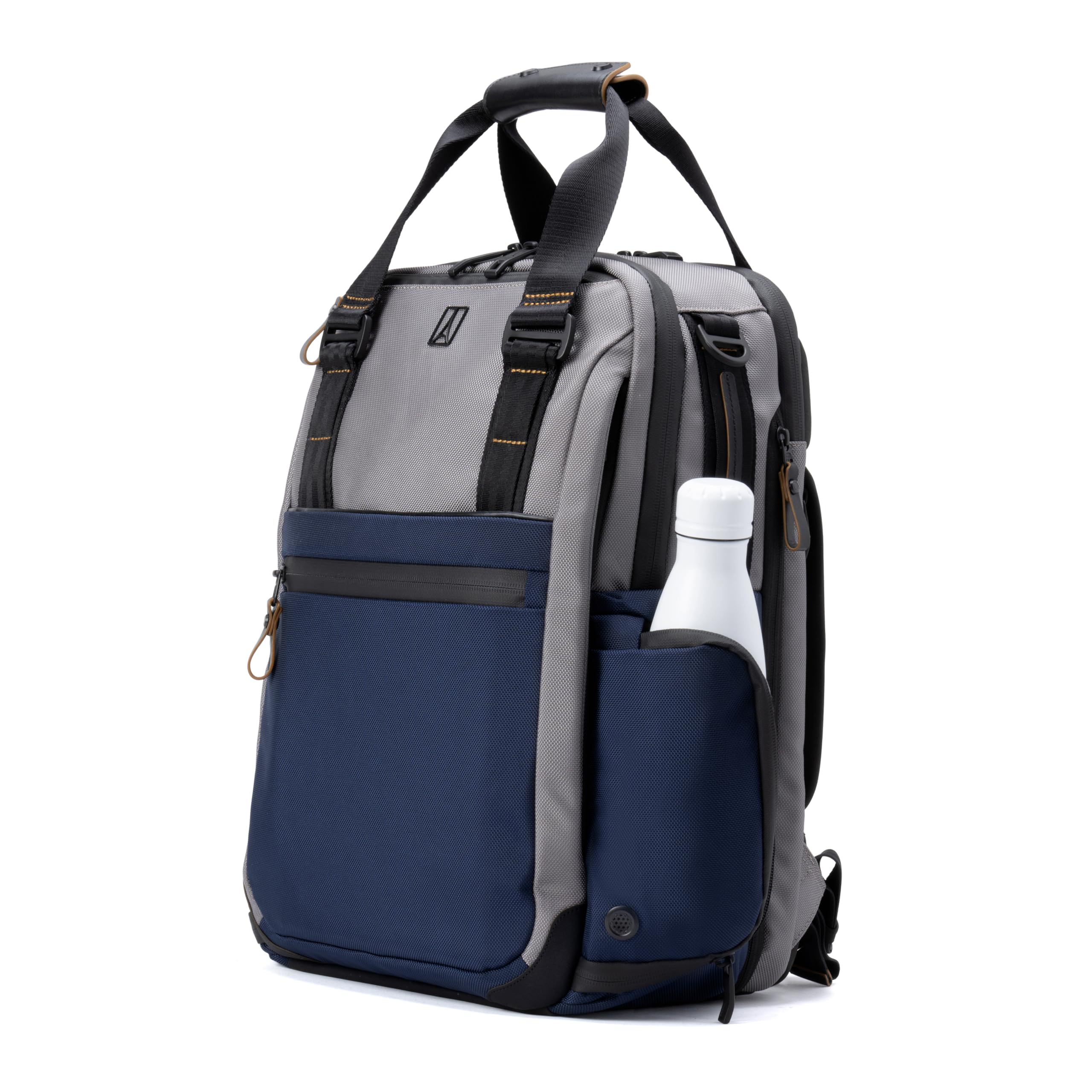Travelpro Altitude Medium Expandable Travel Laptop Backpack 25-30L, 16 Inch Laptop, Water Resistant, Work, Business, Men and Women, Stellar Navy/Grey