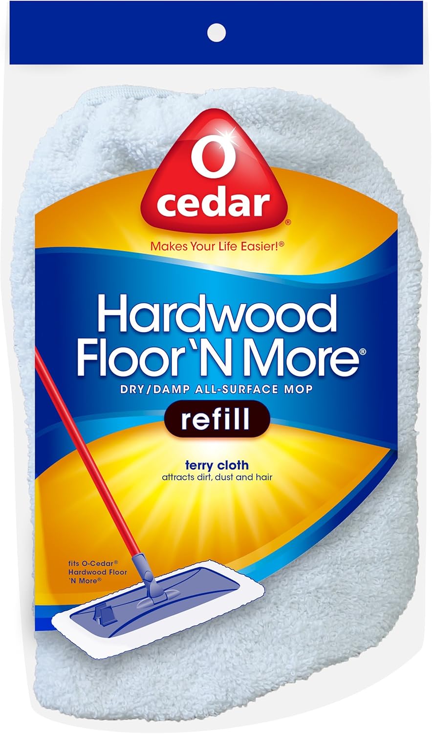 O-Cedar Hardwood Floor 'N More Terry Cloth Refill