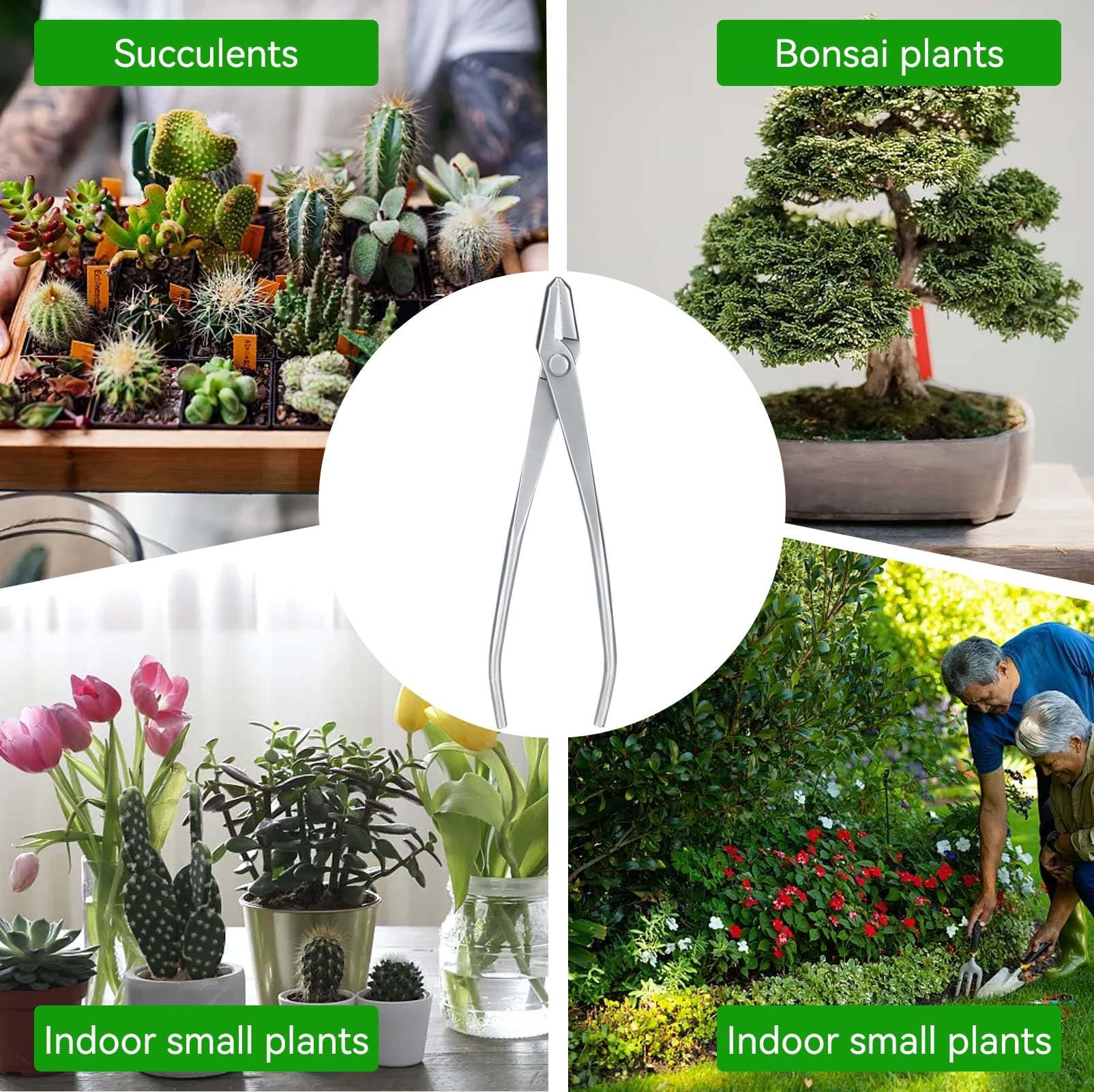 Coupe-bonsaï concave, Pince à bonsaï en métal, pince Jin robuste en acier inoxydable, poignée ergonomique, coupe-bonsaï, économie de travail, cisaille à bonsaï pour outil de jardinage