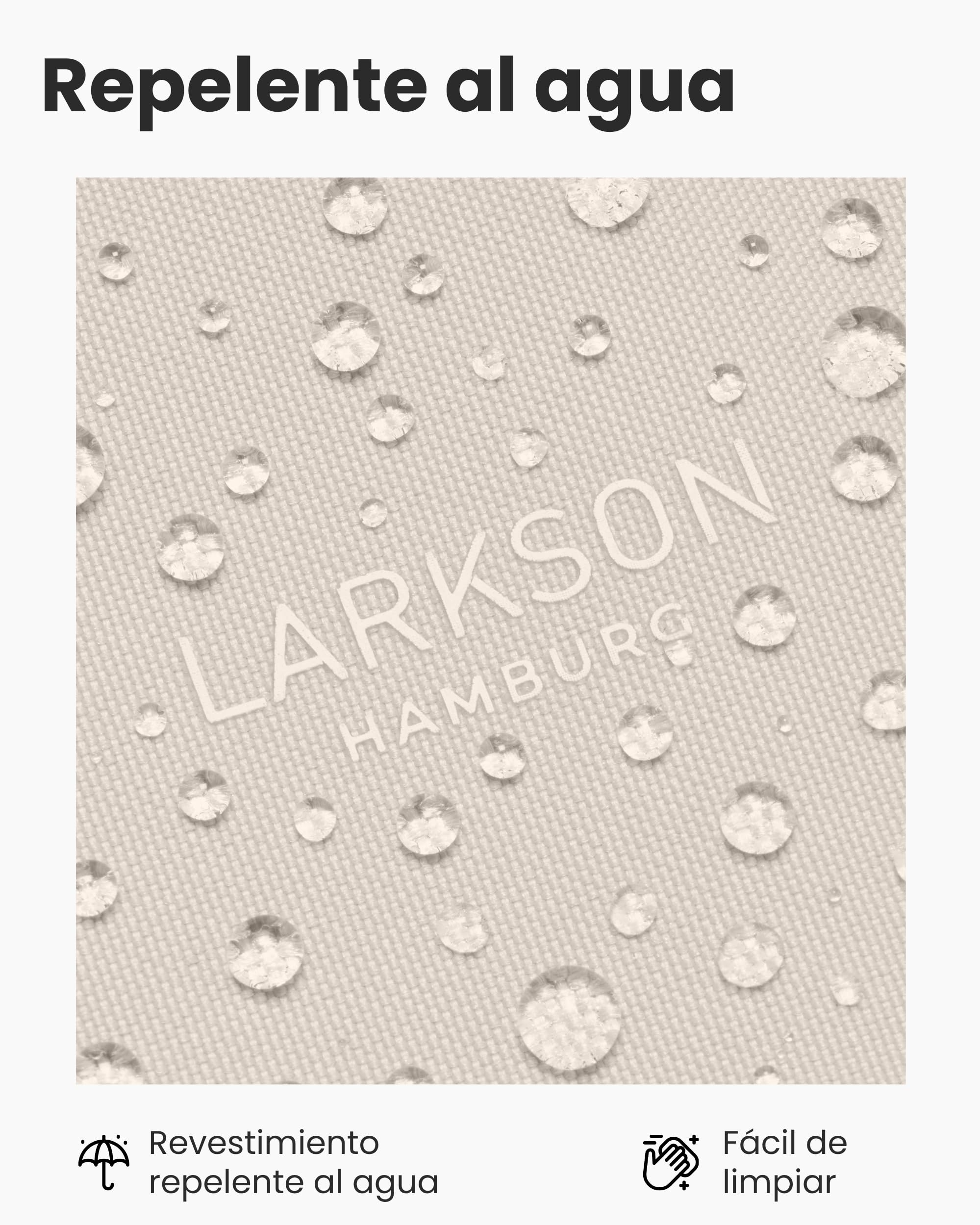 LARKSON Half Moon Bag para Perros Beige - Fiete - Bolso Bandolera para Pasear al Perro Reflectante - Bolsa para Golosinas con Dispensador de Bolsas para Excrementos - Repelente al Agua
