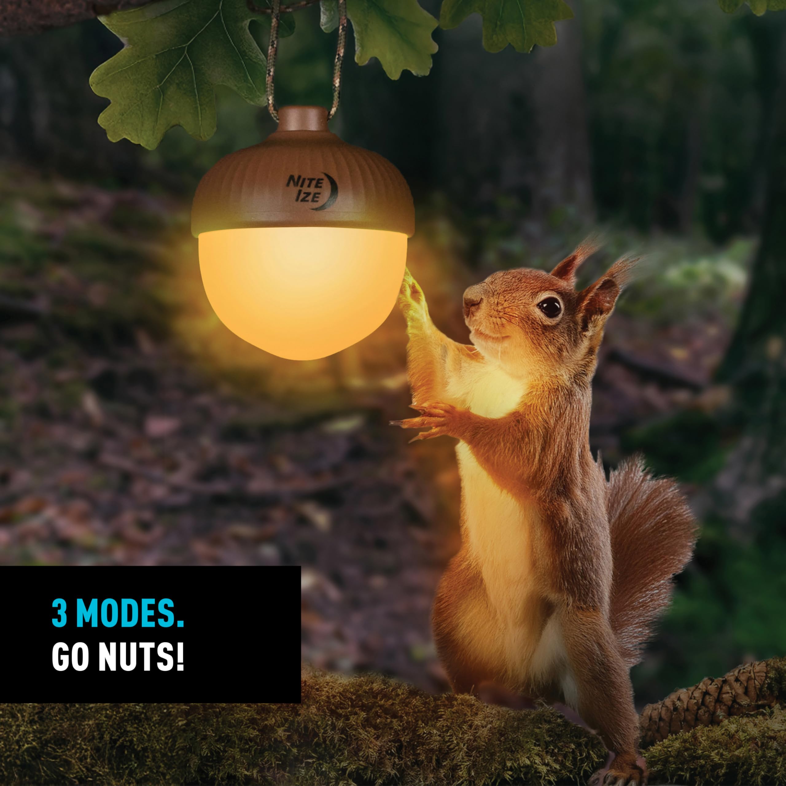 Nite Ize Radiant NutLit Rechargeable Lantern - Acorn-Shaped LED