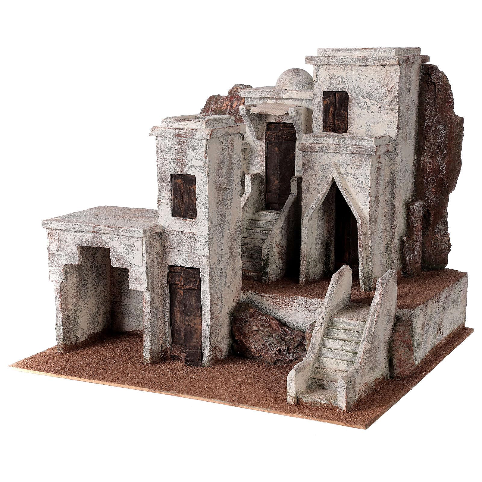 Holyart Village for Nativity scene with Arabic setting suitable for figurines of 12 cm