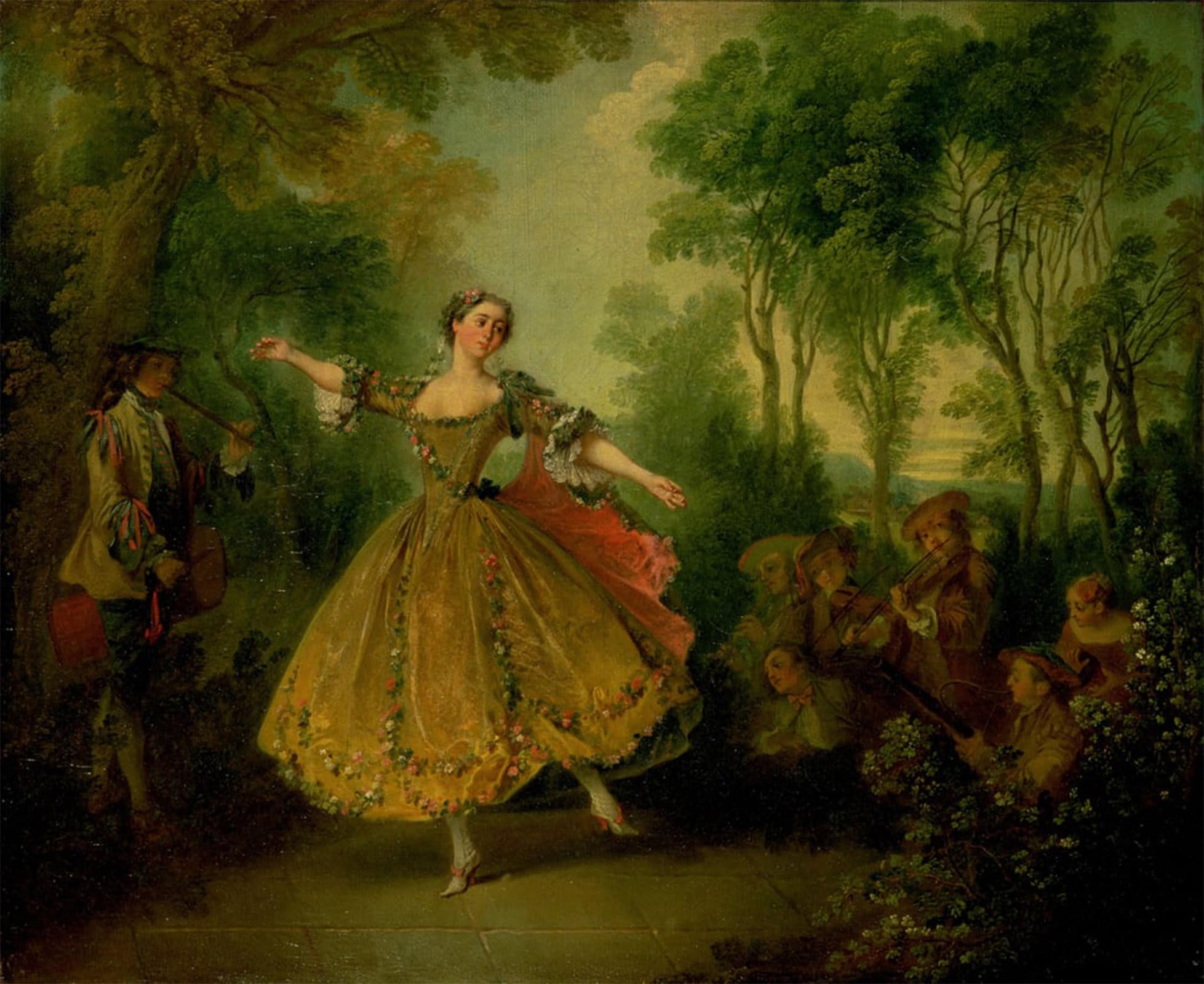 POSTERIIk Famous Animal Posters Vintage Picture the Dance by Nicolas Lancret Modern Wall Decor for Home Decor 60x90cm