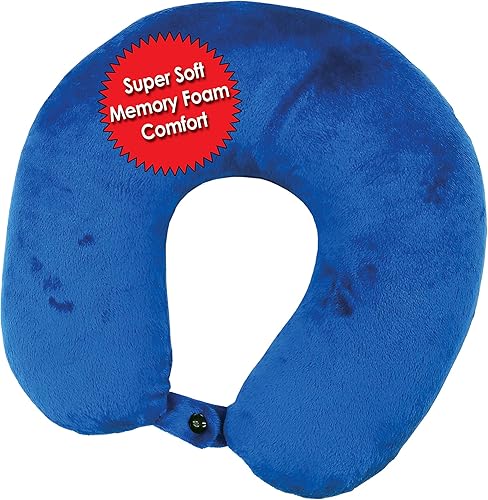 Miniatura 1 de Almohada viajera para cuello Memory Foam Azul Estándar
