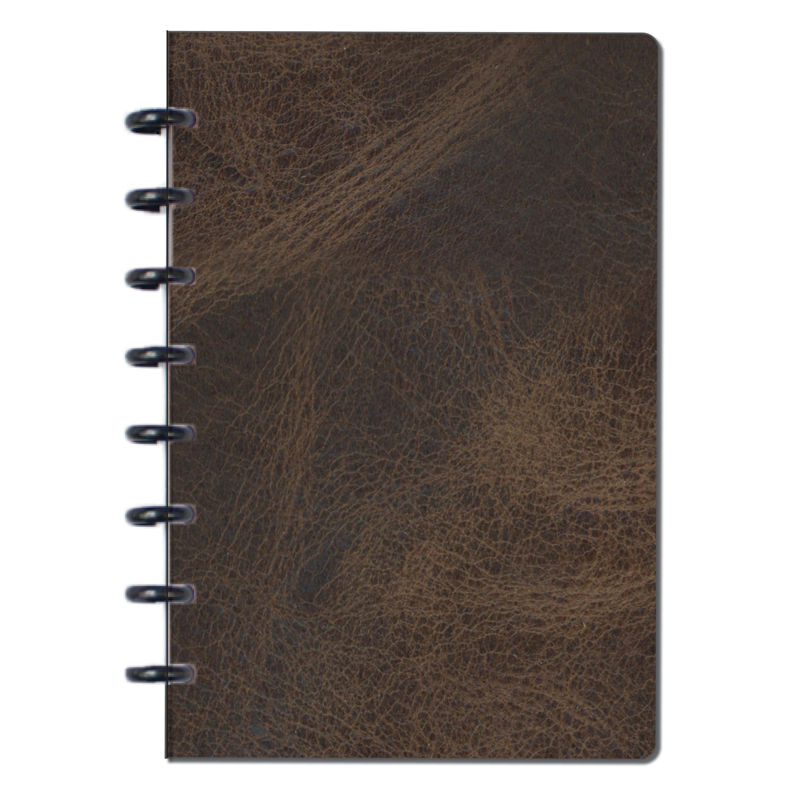 BetterNote Matte Cover for Disc Planners, fits Disc Notebooks like Levenger Circa, Arc Staples, TUL Office Depot, Happy Planner, MAMBI 365 ((Not) Leather, 8-Disc, 5.5"x8.5")