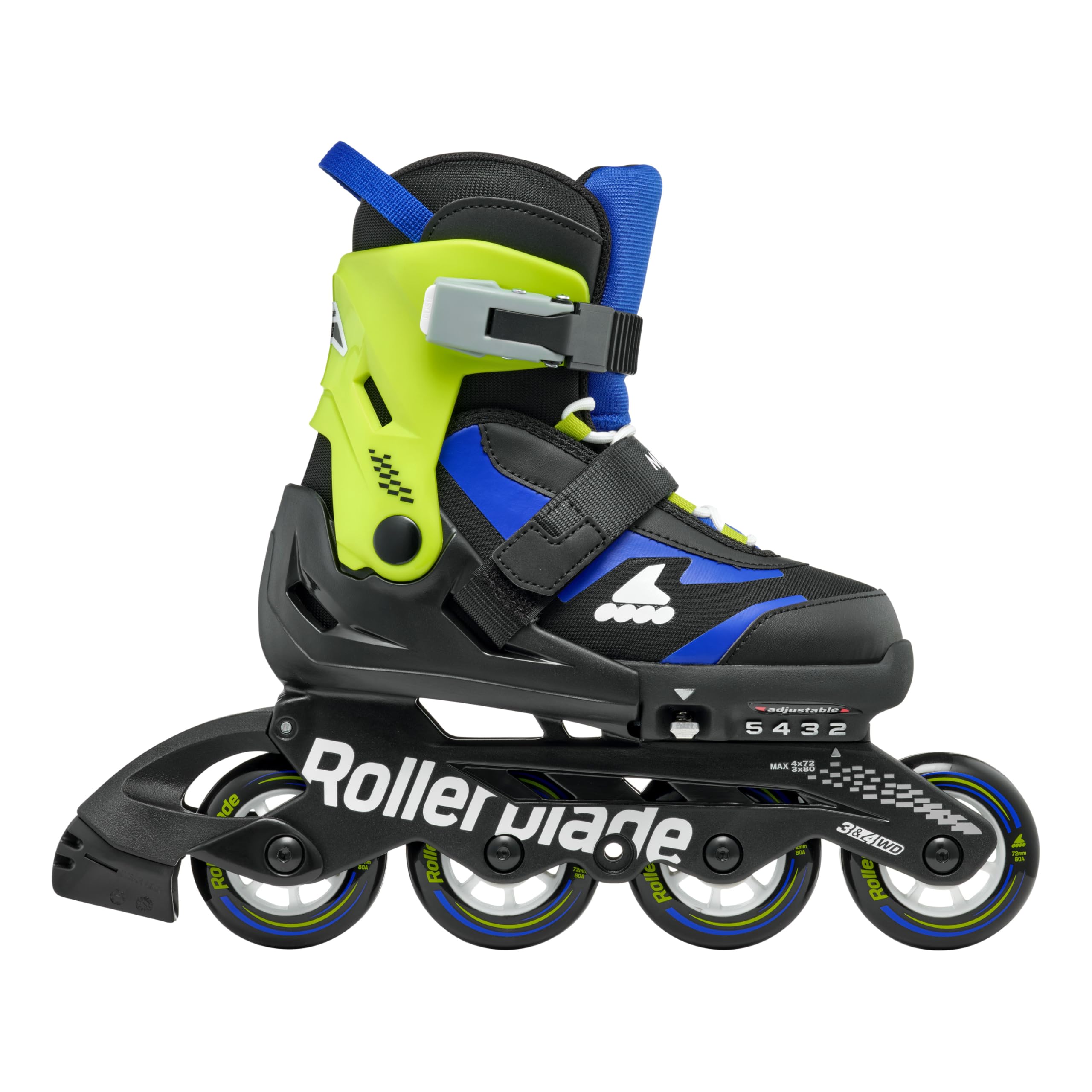 Rollerblade Microblade 2025 Rollers en Ligne Noir/Bleu