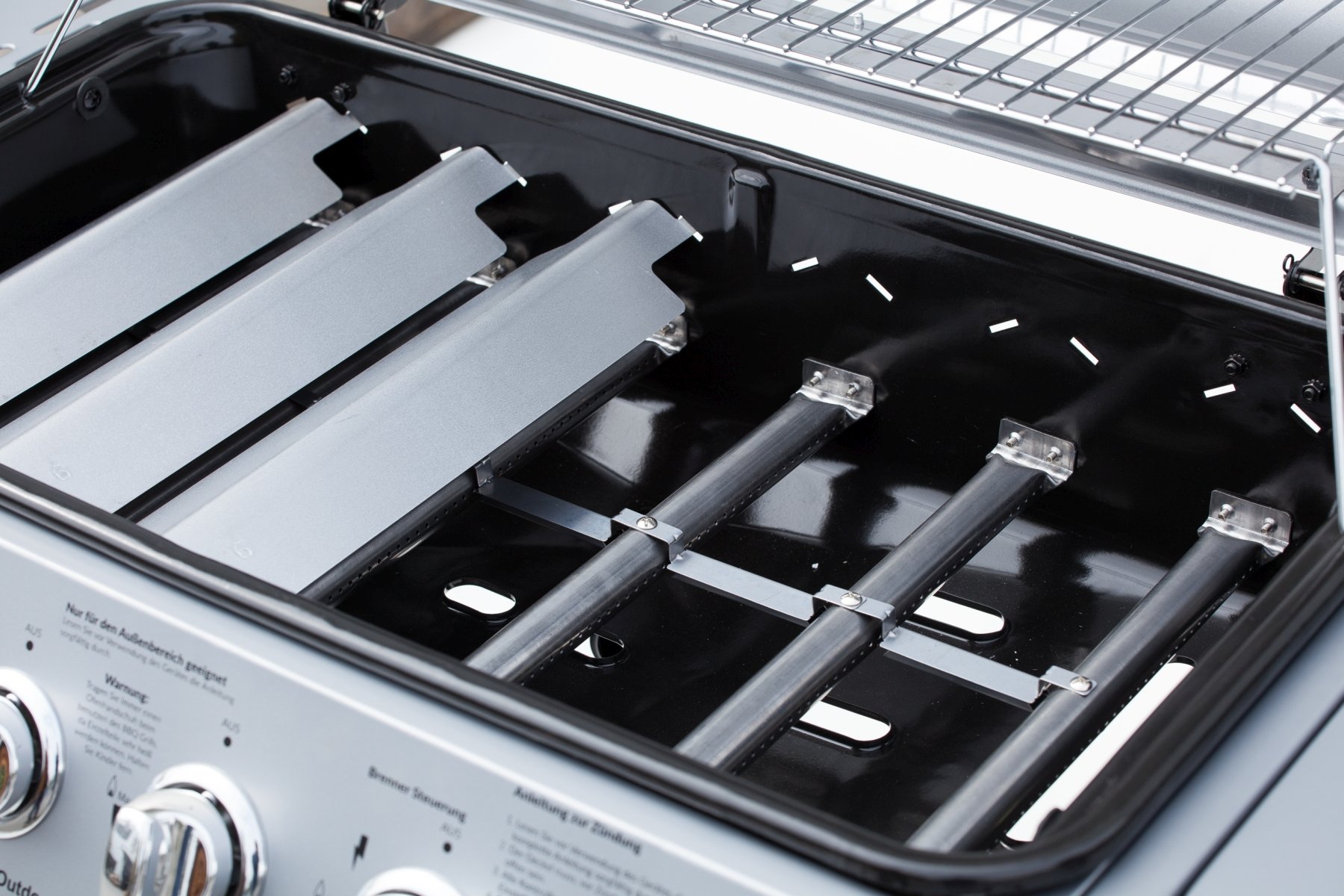 El Fuego Dayton 6 Plus 1 grill gazowy, srebrny, 53 x 127,5 x 97 cm, AY0460