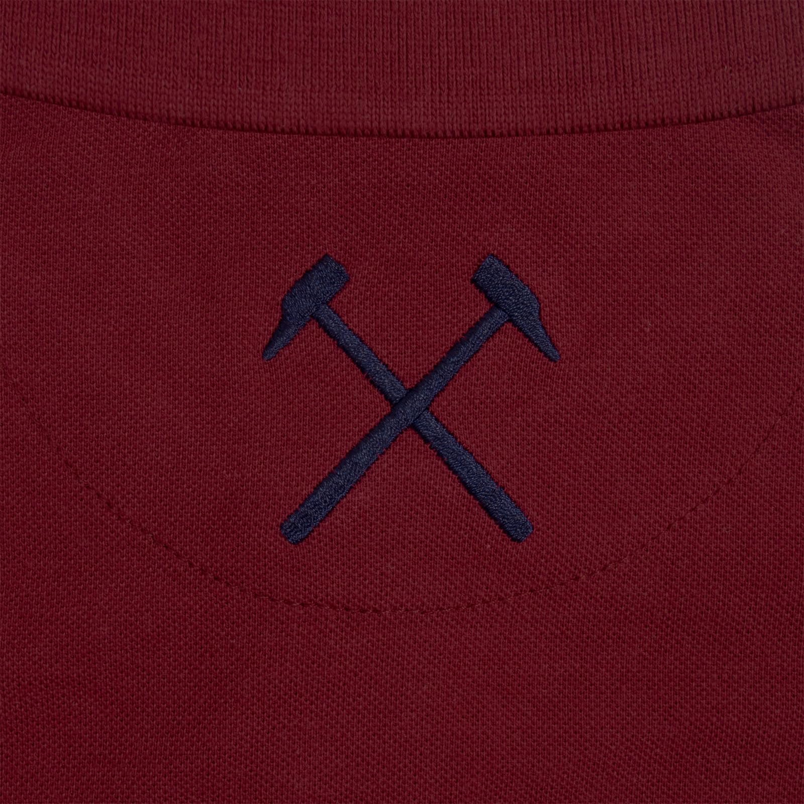 West Ham United FC - Polo Oficial para Hombre - con el Escudo del Club