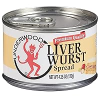 Vista 1 de Underwood Liverwurst Spread 4.25 onzas (paquete de 2)