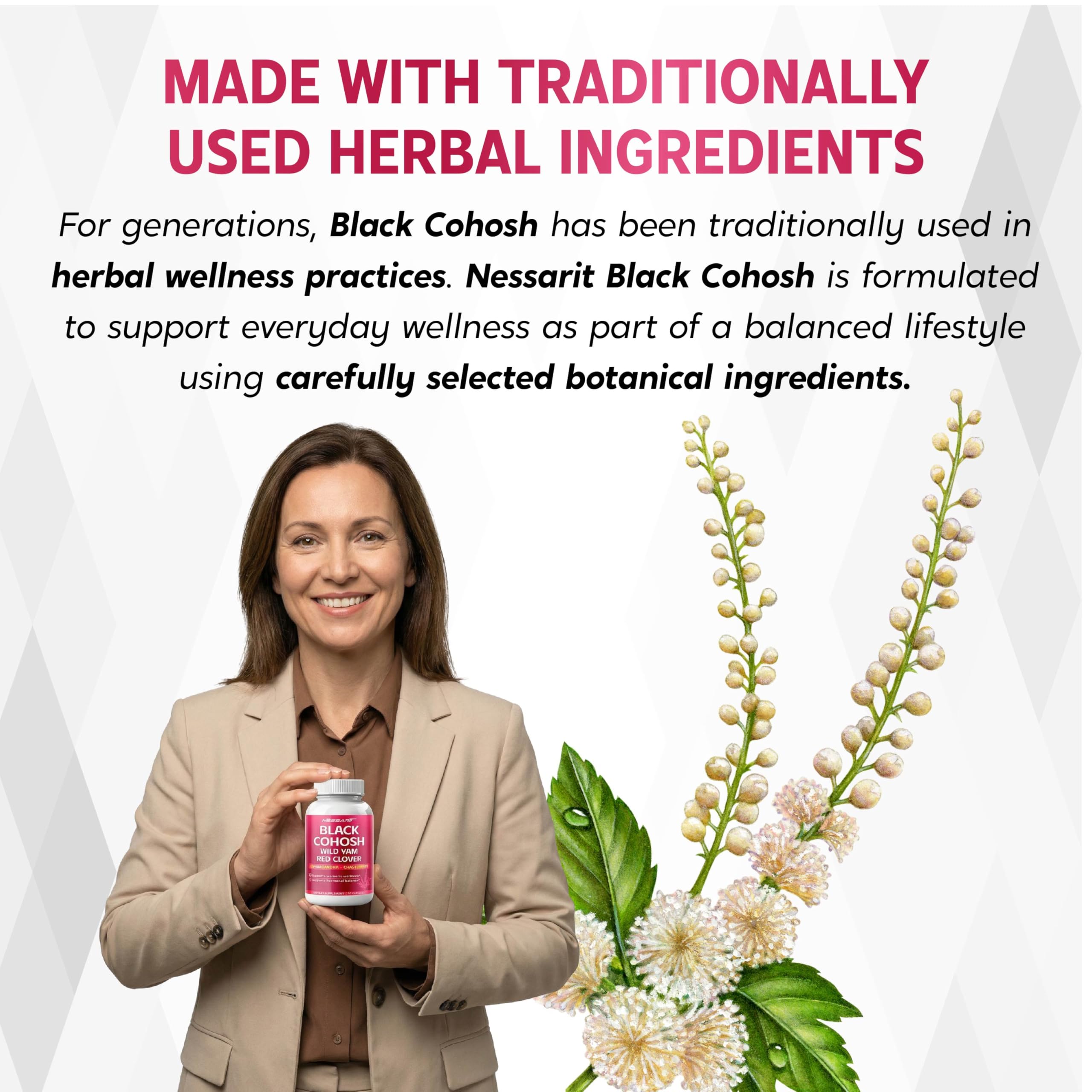 Black Cohosh Complete 7-in-1 Formula with Wild Yam, 150 Capsules — Amazon image 5