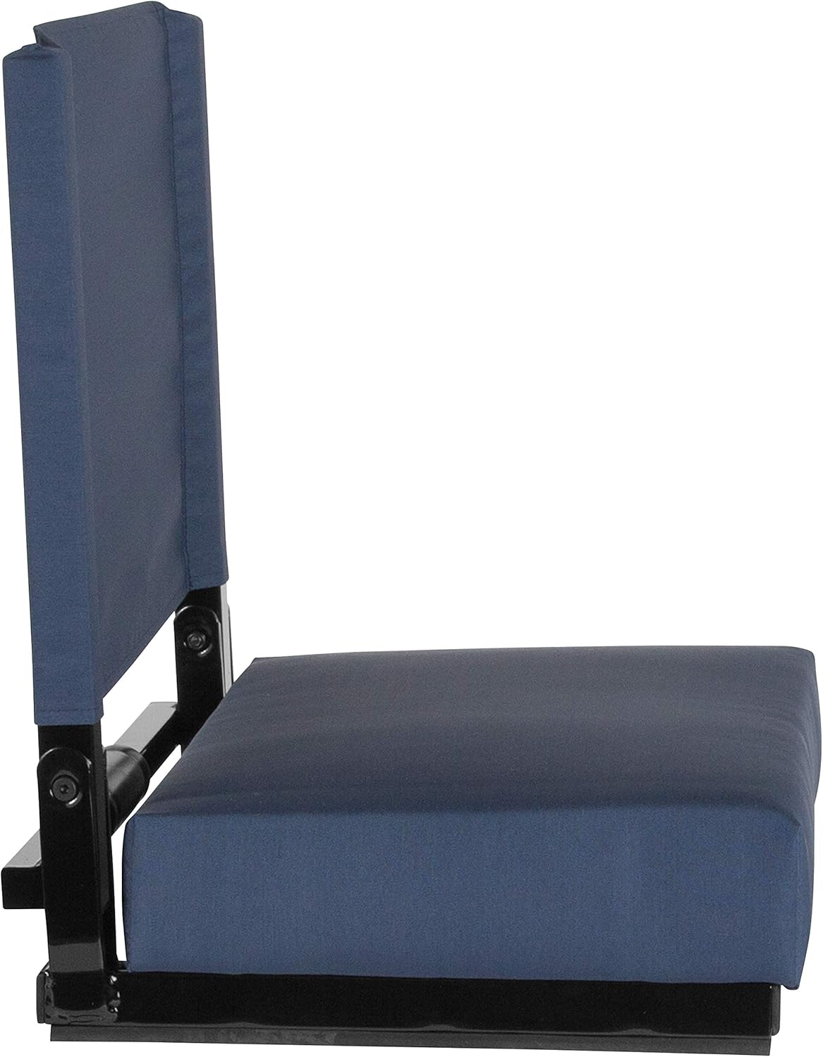 Flash Furniture Grandstand Comfort Seats by Flash - Navy Blue Stadium Chair - 500 lb. Rated Folding Chair - Carry Handle - Ultra-Padded Seat : Everything Else