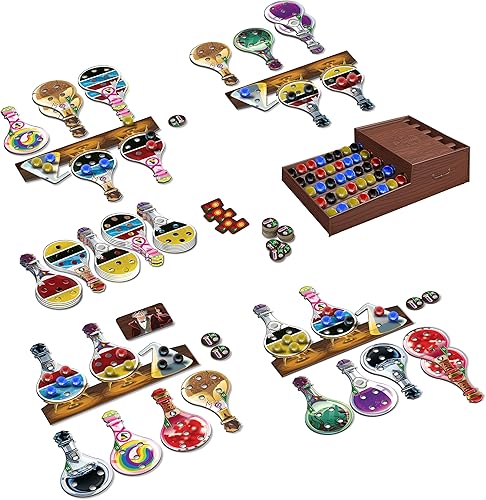 Miniatura 3 de Horrible Games: Potion Explosion 2ª edición, expansión, ahora con un dispensador de plástico, plástico duradero, 2 a 4 jugadores, tiempo de juego de