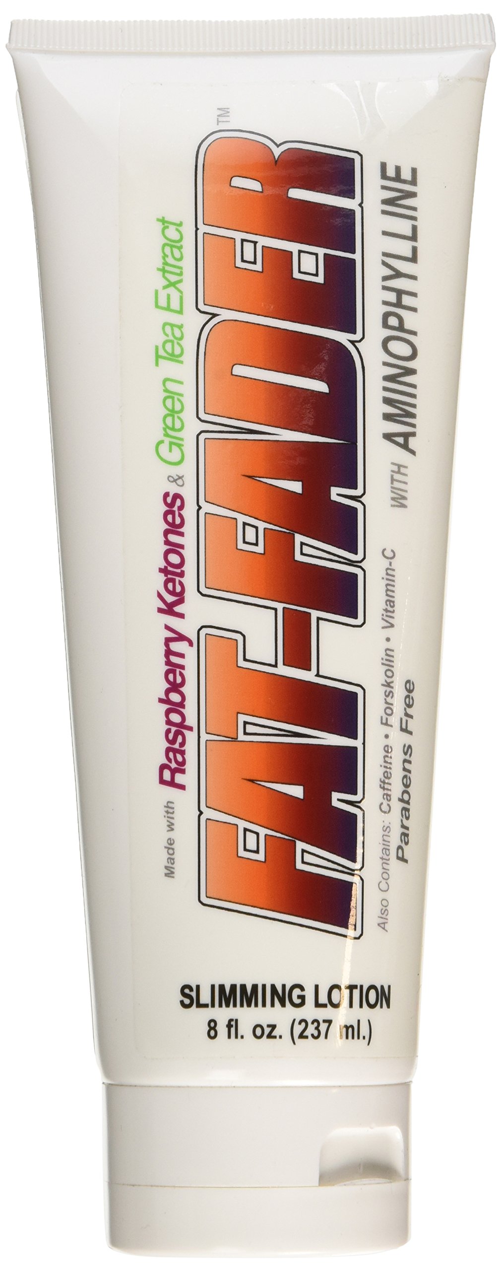 Fat Fader Slimming Lotion (3 Pack) 2.5% Aminophylline w/Raspberry Ketones & Green Tea Extract