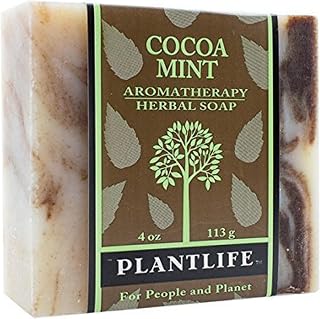 Plantlife Cocoa Mint Bar Soap - Moisturizing and Soothing Soap for Your Skin - Hand Crafted Using Plant-Based Ingredients - Made in California 4oz Bar