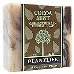 Plantlife Cocoa Mint Bar Soap - Moisturizing and Soothing Soap for Your Skin - Hand Crafted Using Plant-Based Ingredients - Made in California 4oz Bar