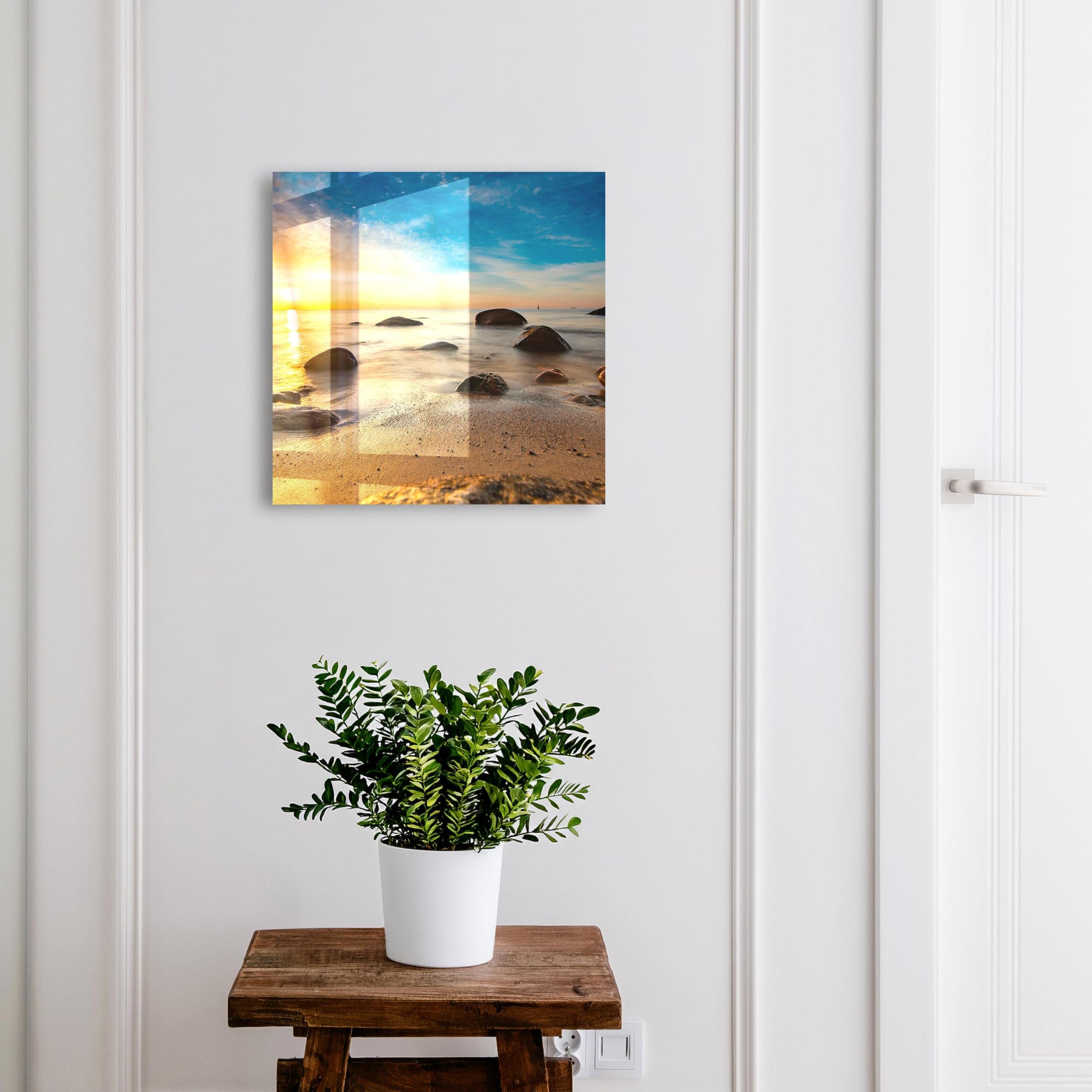 Tulup Armario de Llaves 30x30 cm | Blanco | Izquierda | Montaje en Pared