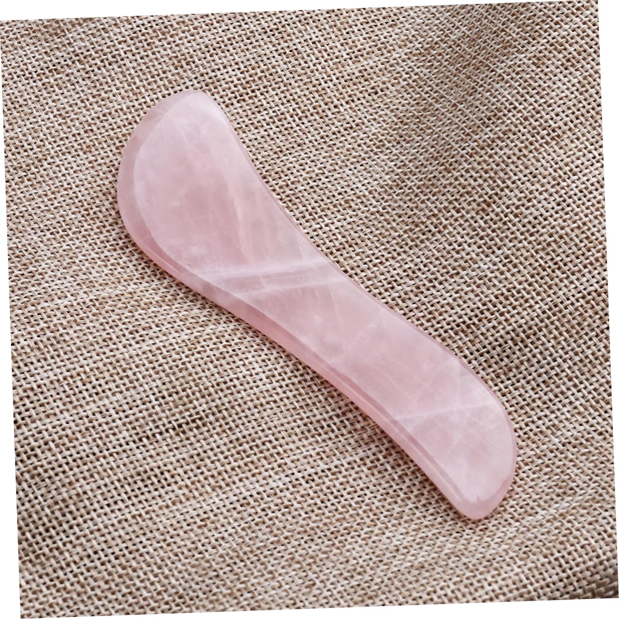 3pezzi Strumento Di Massaggio Gua Sha Quarzo Rosa Tavoletta Shape Per Trattamenti Spa e Terapia Di Agopuntura Facile Da Usare e Indolore Per Corpo e Viso