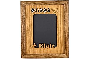 Personalized 8x10 Graduation Picture Frame (5x7 Photo, Honey)