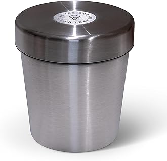 | Original Shark Tank Insulated Ice Cream Pint Holder and Chiller | Stainless Steel Food Container for Frozen Treats, Travel, Beach & Gifts for Ice Cream Lovers (Stainless Steel)