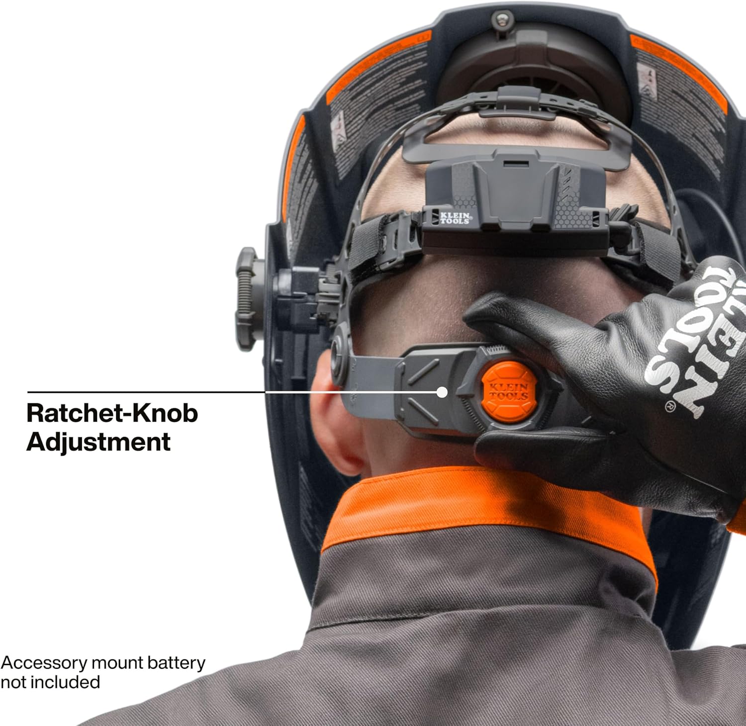 Klein Tools KWHSPN Welding Helmet Suspension Replacement, 6-Point Suspension System, Ratchet Adjustment, Multi-Level Adjustment, Welding Helmet Accessories