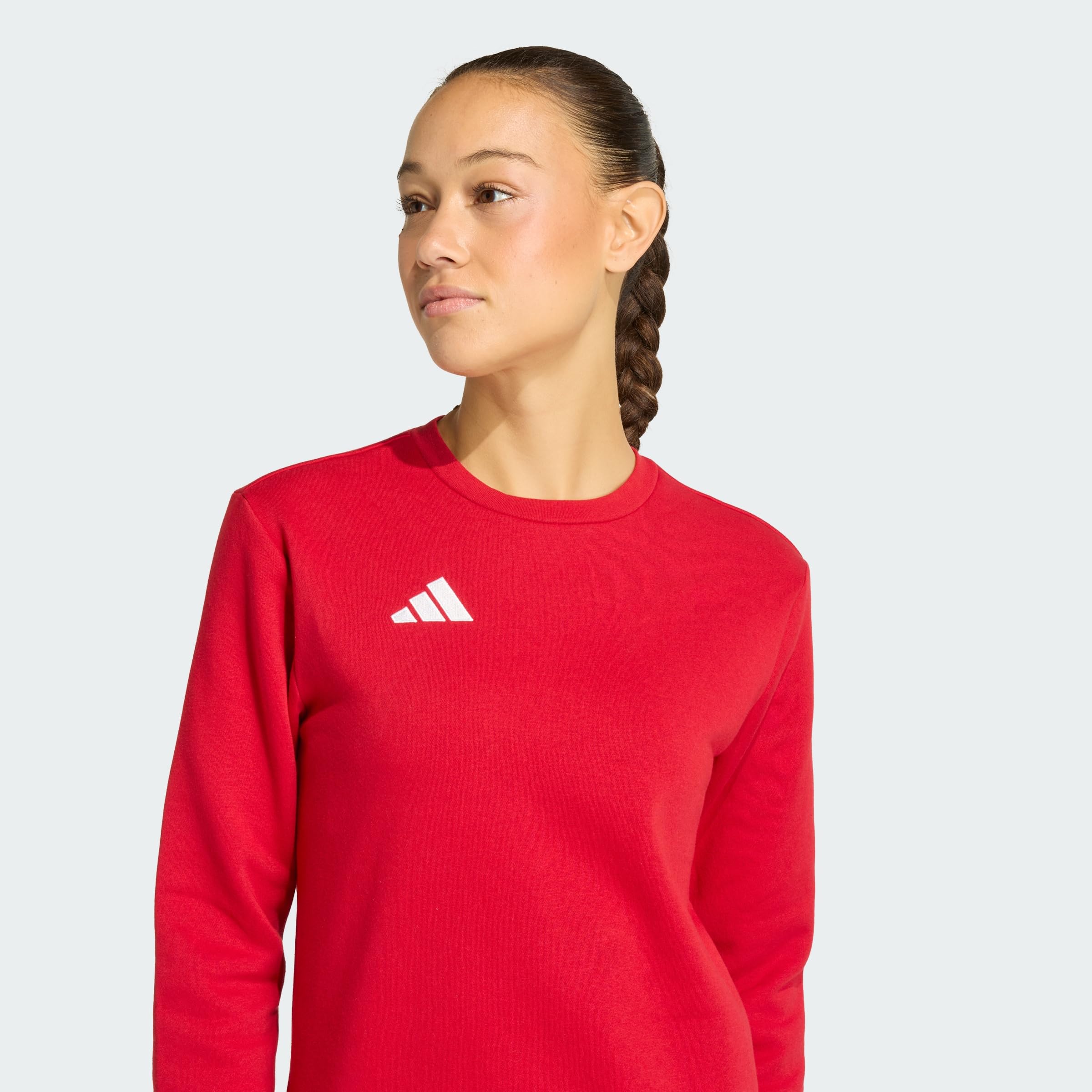 adidas Kobiety Entrada26 Sweat Top Sweatshirt, team power red 2/white, S