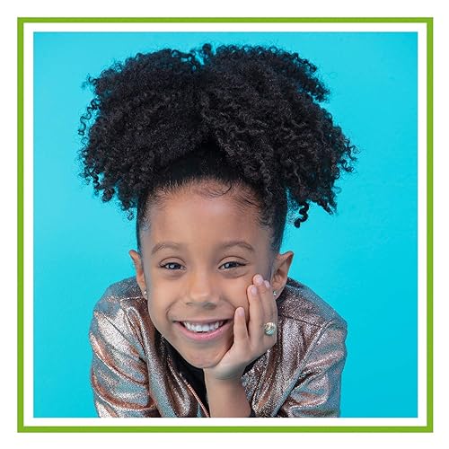 Miniatura 8 de Just For Me Curl Peace - Cola de caballo suavizante y control de bordes (paquete de 3) - Acabados y sostiene, contiene linaza, aceite de aguacate y