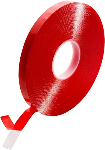 GGR Supplies T.R.U. FA-UHB10C Cinta de espuma acrílica de doble revestimiento transparente. 36 yardas de longitud. (14" (6,3 mm))