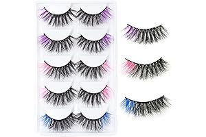 Pestañas de colores para ojos: ¡Volumen 3D, naturales y llamativas!