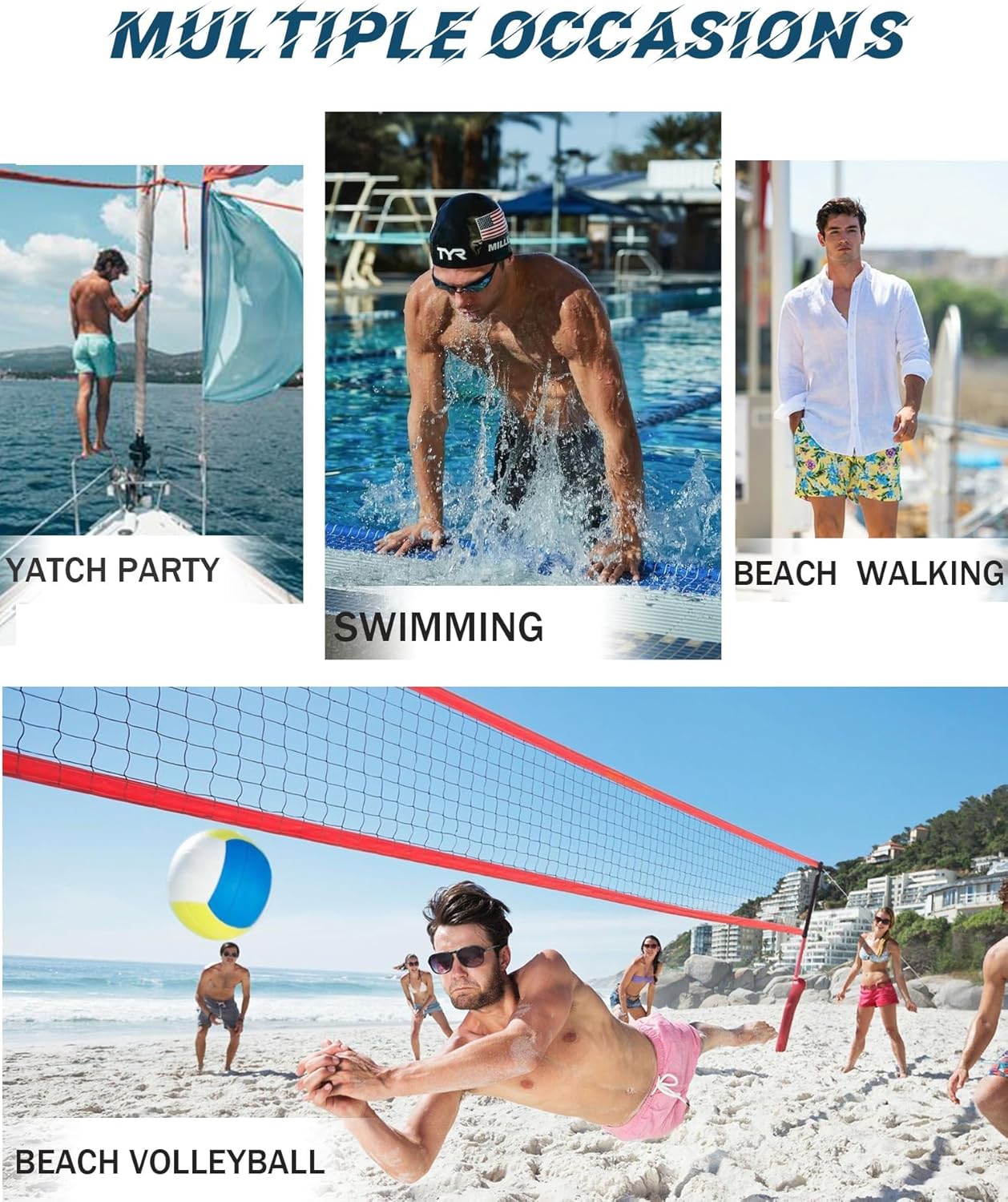 APTRO Men's Swim Trunks with Compression Liner 5 Inch Bathing Suit Beach Swimsuits - Image 8