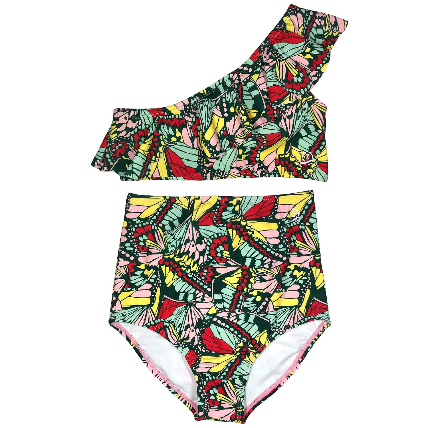 SwimZip Girls One-Shoulder + High Waist Bottom Swimsuit (2 Piece) UPF 50+ - Review, Price and Buying Guide