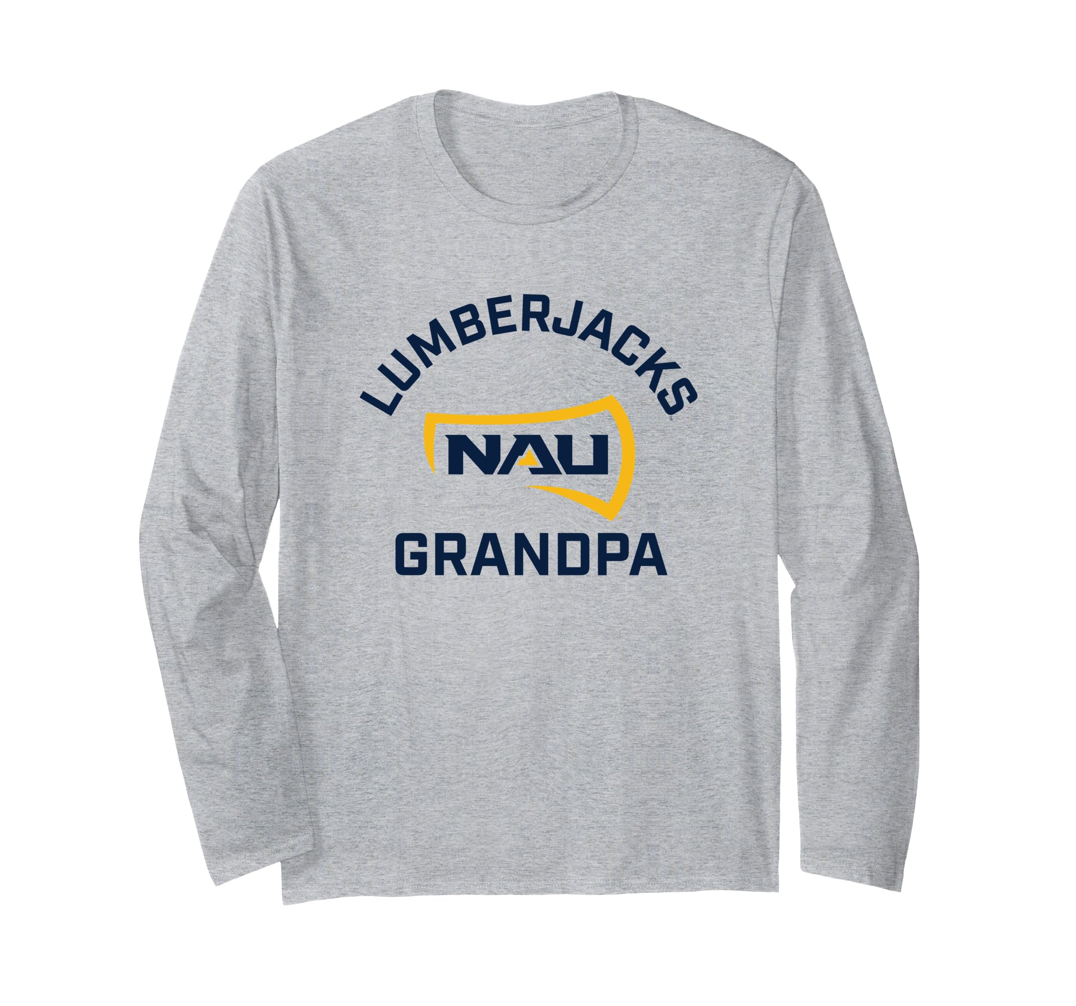 Northern Arizona NAU Lumberjacks Arched Grandpa Long Sleeve T-Shirt