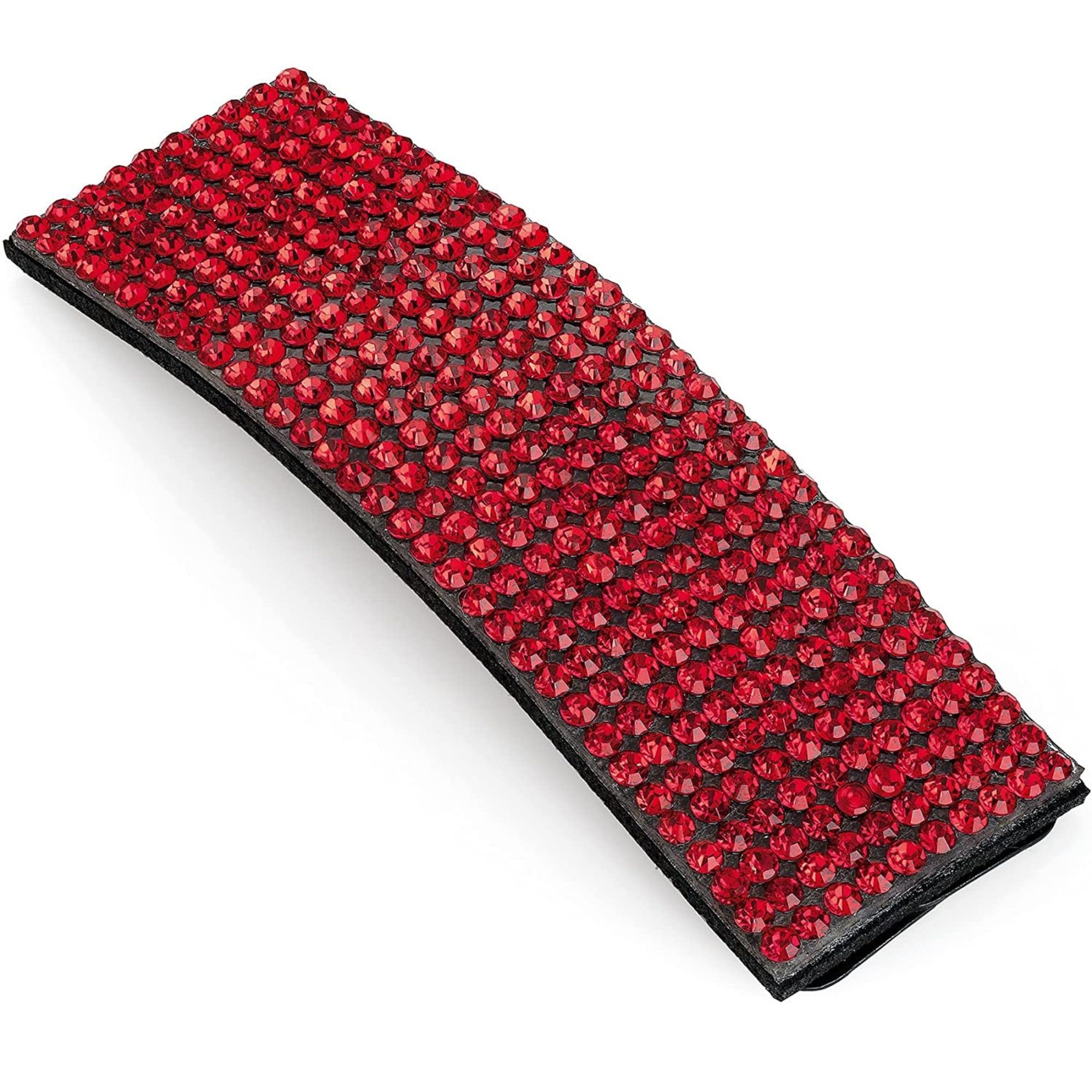 Topkids Accessories Hair Clips Crystal Rectangle Barrette Hair Clips Hair Accessories for Women Hair Clips for Girls Hair Clips Women Hair Clips Hair Styling Tools Metal Hair Clips Hair (Red)