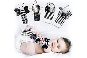 BABY K Baby Rattle Socks & Wrist Toys: The Ultimate Stimulation for Growing Minds