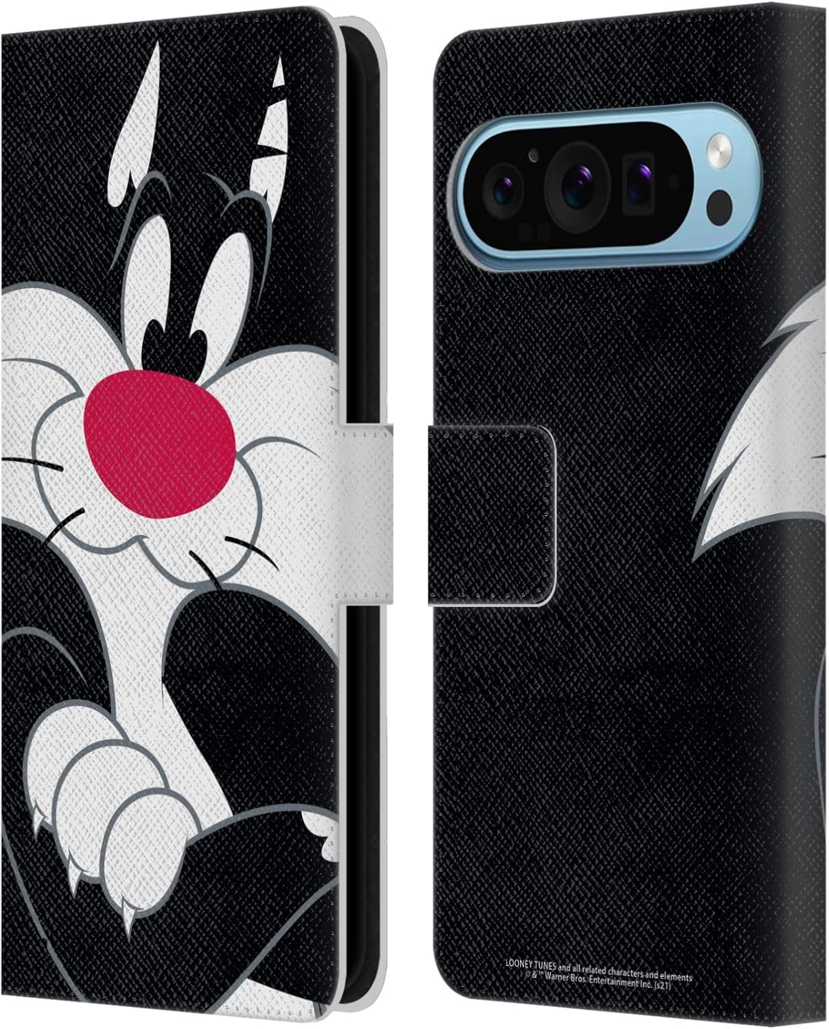 Head Case Designs Officially Licensed Looney Tunes Marvin The Martian Characters Leather Wallet Case Compatible with Google Pixel 9 / Pixel 9 Pro