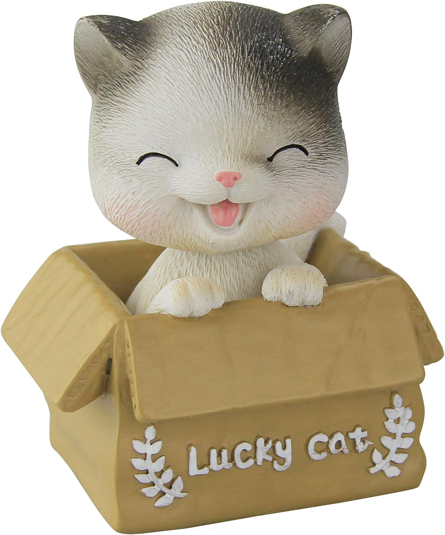 Bobbleheads Bobble Head Cats car Dashboard Decors Dashboard Doll Nodding cat (Cat 1)
