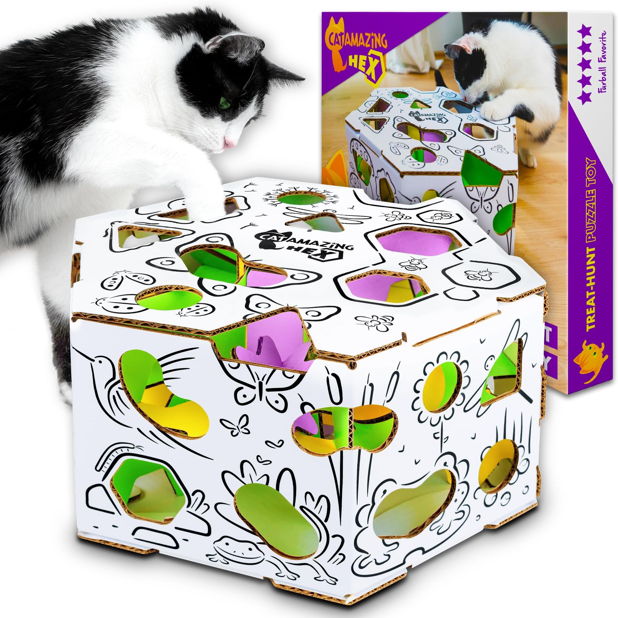 Cat Amazing Classic Cat Puzzle Feeder Interactive