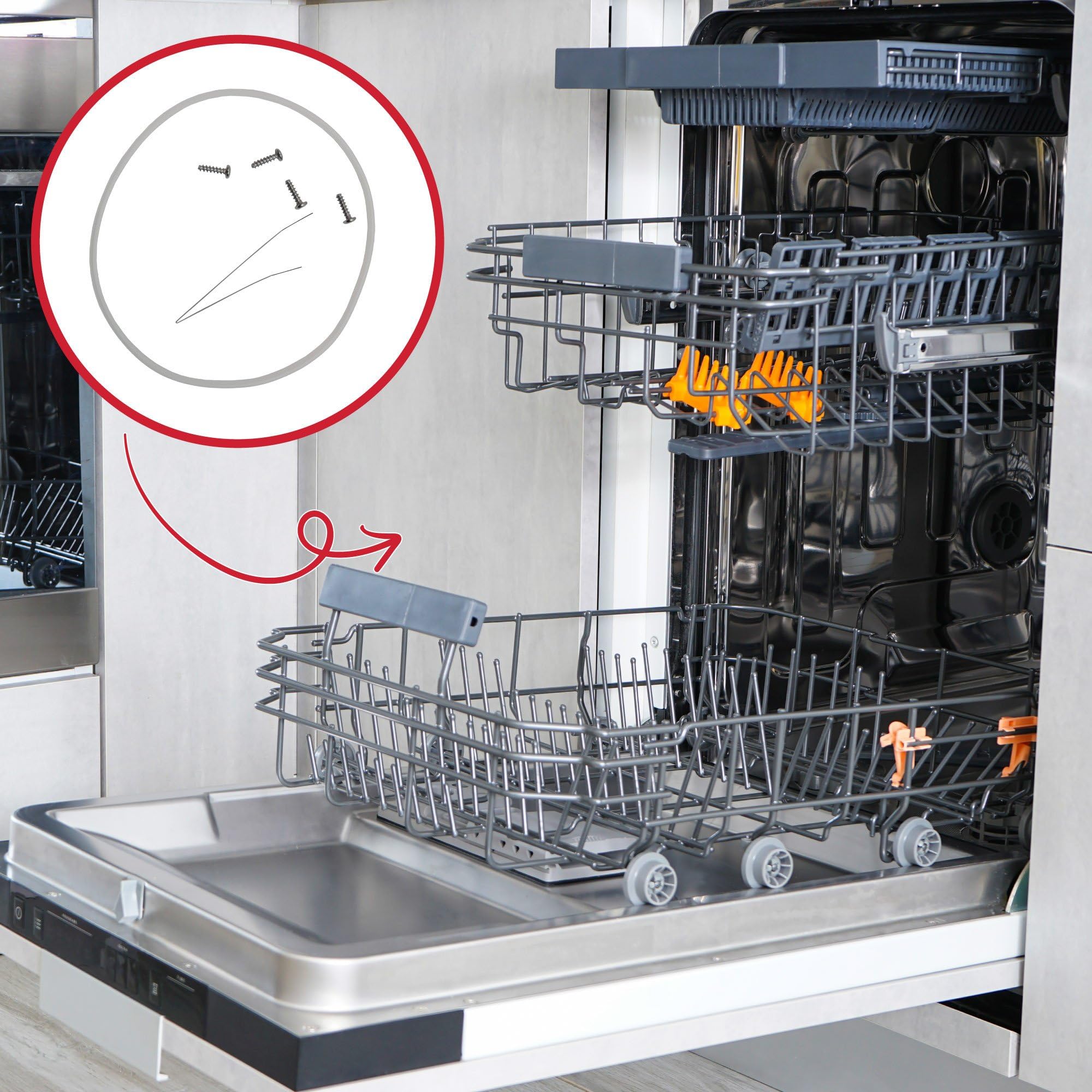 SOS Accessoire Kit di riparazione della guarnizione della ciotola della pompa per lavastoviglie - 12005744 BOSCH, GAGGENAU, CONSTRUCTA, NEFF, BLAUPUNKT, JUNKER, SIEMENS