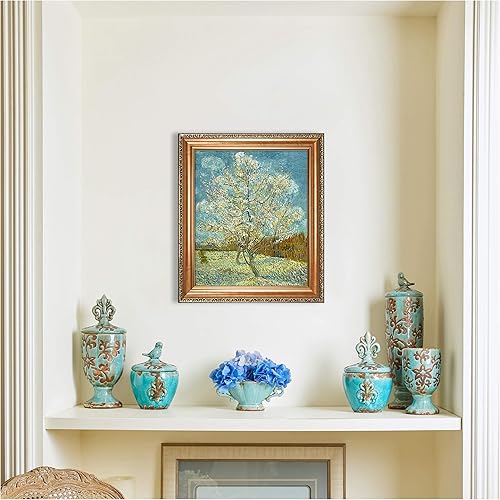 Miniatura 924 de A&T ARTWORK The Starry Night de Vincent Van Gogh. Tamaño del marco: 36 x 30 pulgadas, tamaño de la imagen: 30 x 24 pulgadas, reproducciones clásicas