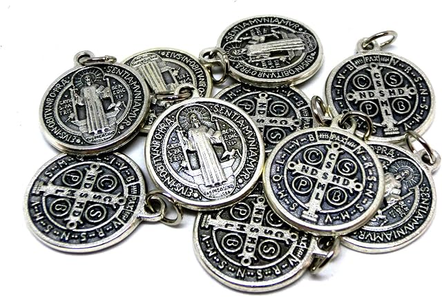 Saint Benedict Saint Benedict Medals with Silver Ring 10