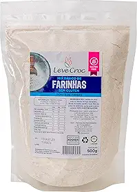 Mix Básico de farinhas sem glúten Leve Croc 500g