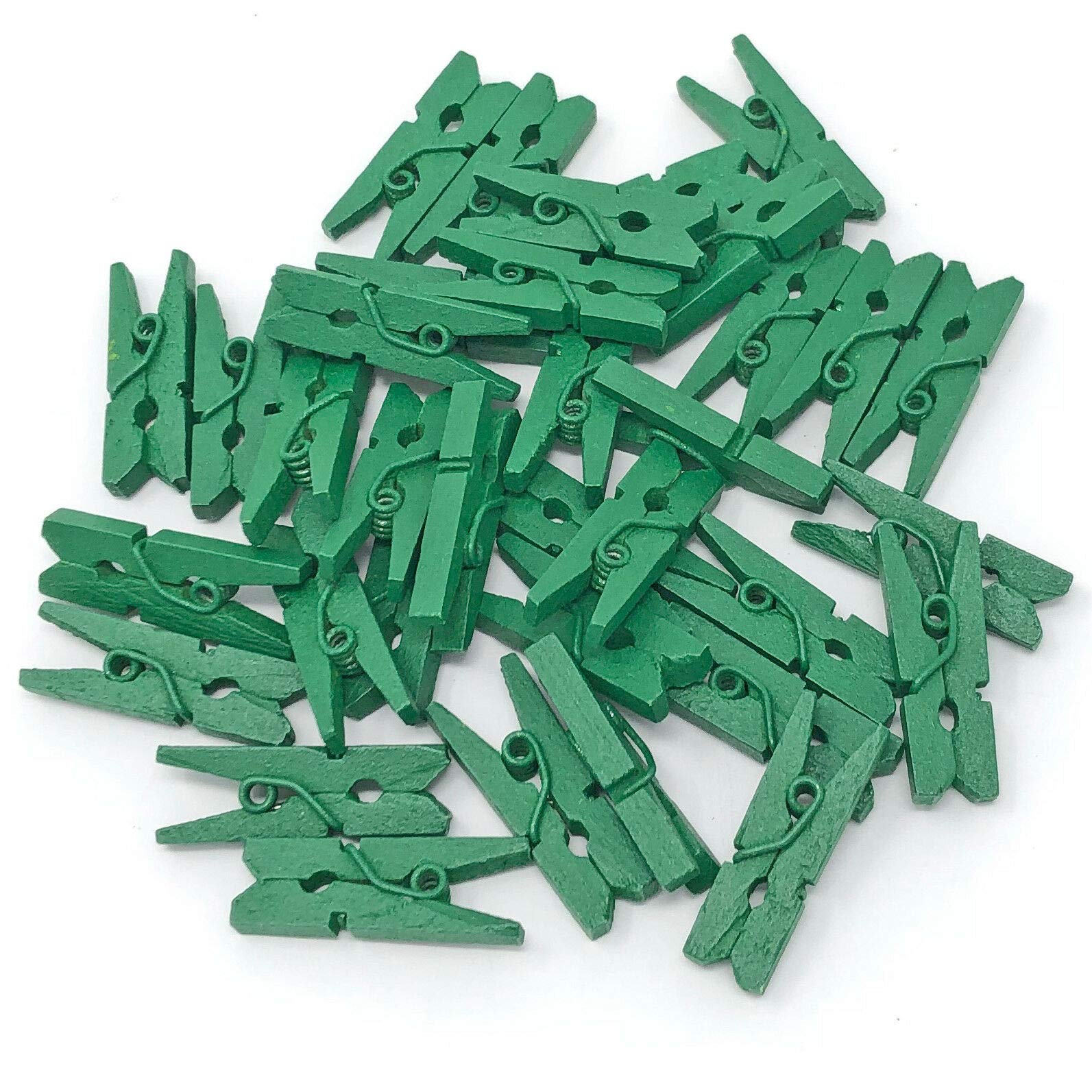HoitoDeals 100Pcs Wooden Clips Mini For Photo Pegs, Paper Clips, Clothespins, Hanging Photos Craft DIY