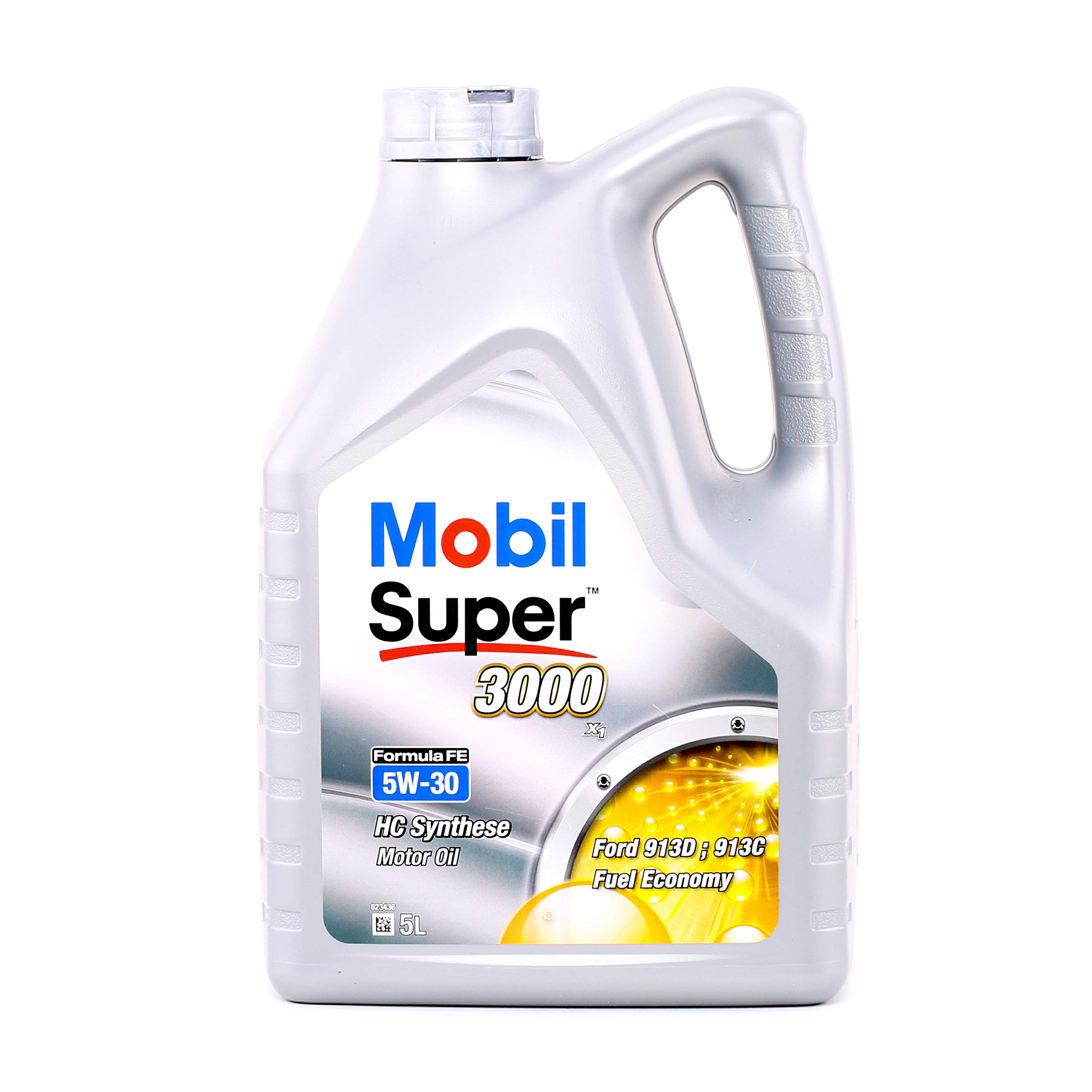 Mobil Super 3000 X1 Formula FE 5W-30 Engine Oil, 5 L, Silver