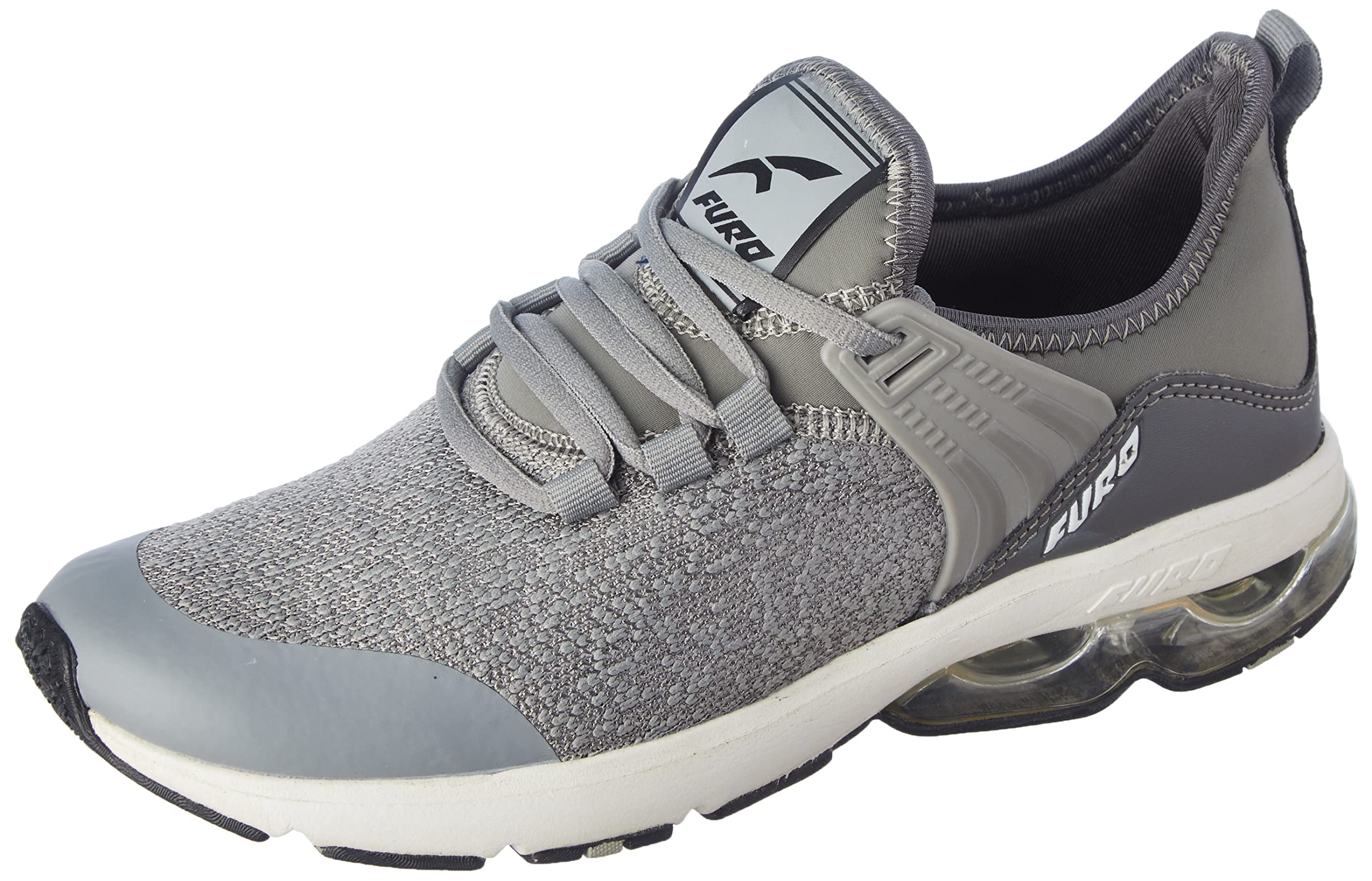 FURO by Redchief Mens Grey & White Running Shoes - 6 (B0B5RWVR29) Amazon Price History, Amazon Price Tracker