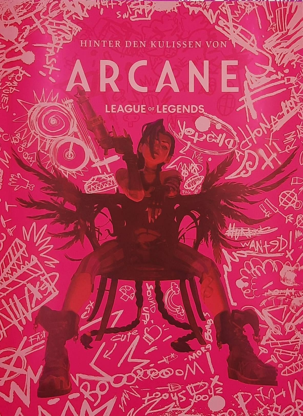 Hinter den Kulissen von Arcane: Buch zur Netflix-Animationsserie Arcane, die auf dem Videogame League of Legends basiert