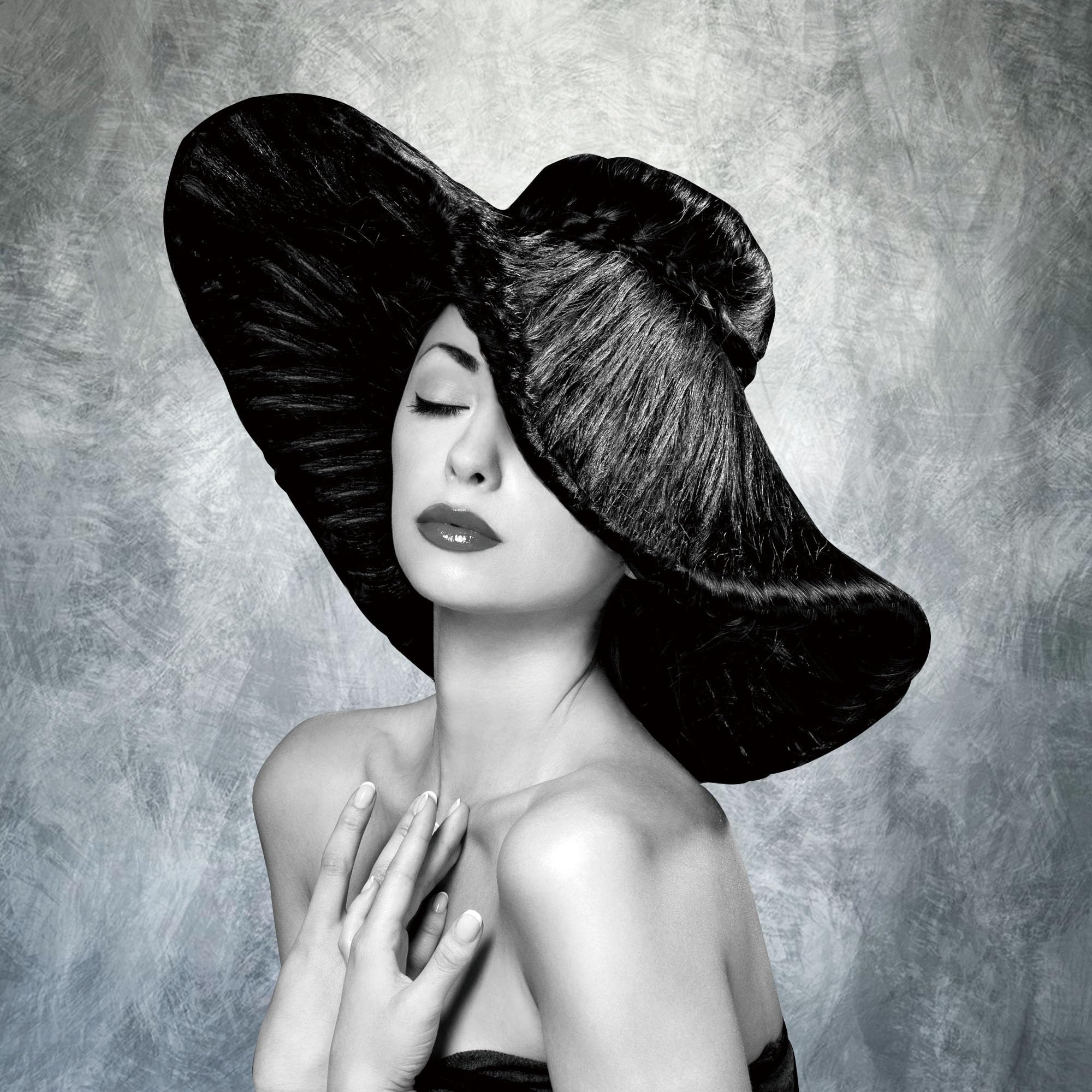 Fondale fotografico professionale astratto grigio, 2,4 x 3 m, per ritratti fotografici, cabine fotografiche, studio fotografico, con tasca per rullo in tessuto poliestere sulla parte superiore