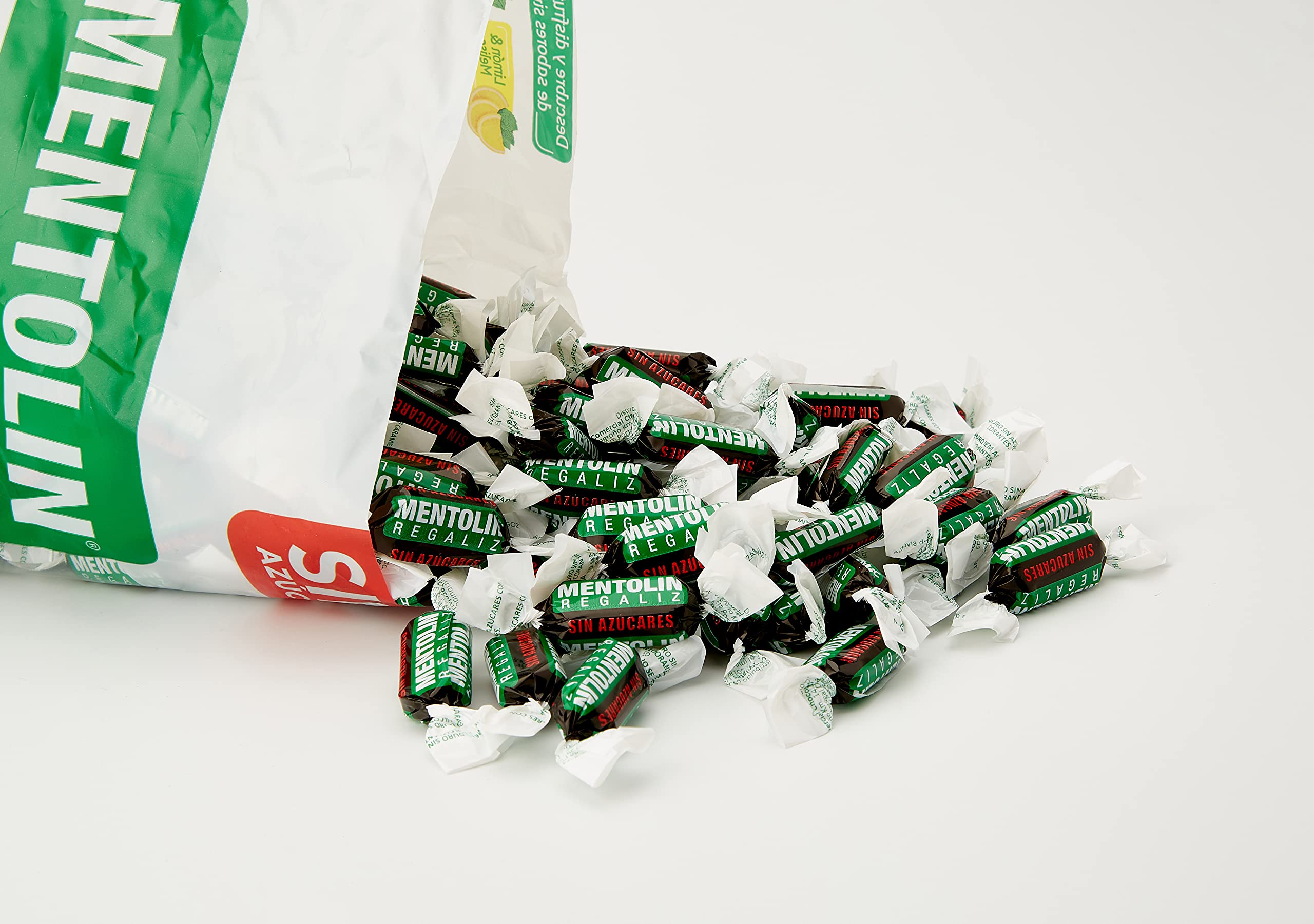 Mentolín Regaliz Caramelo Balsámico sin Azúcar - 1000 gr