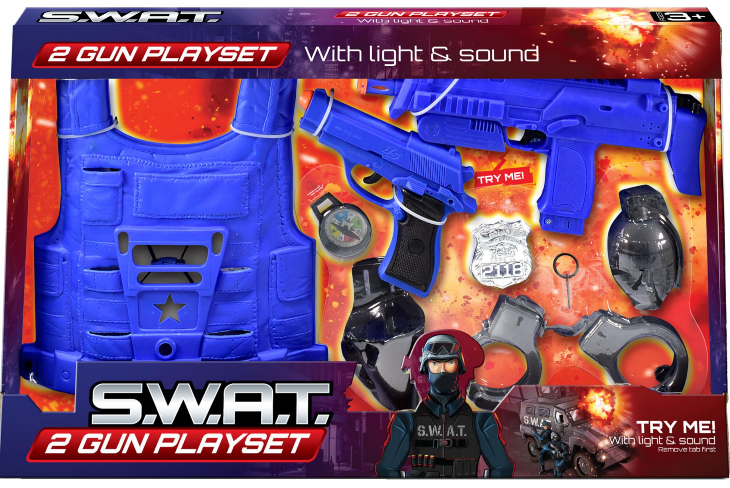 KandyToys S.W.A.T Kids Police Toys Full Set