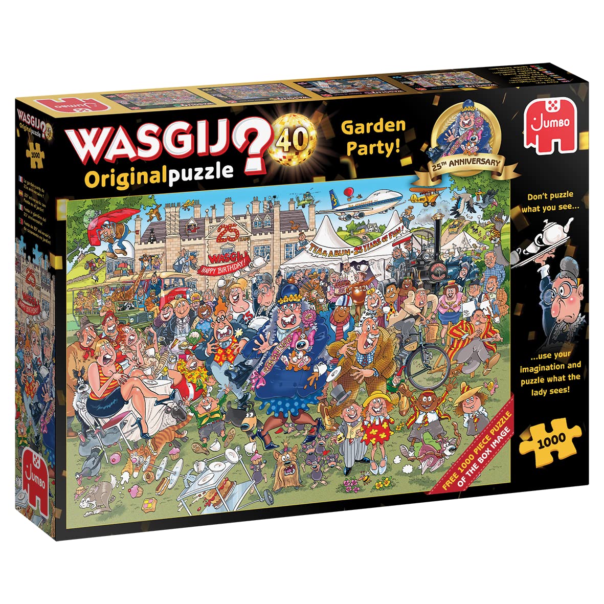 Jumbo Wasgij Original 40 Golden Party 25th Anniversary